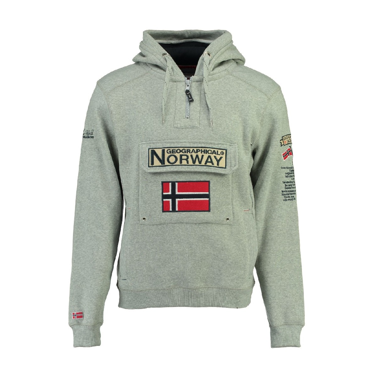 Odjeća Dječak
 Sportske majice Geographical Norway GYMCLASS Siva