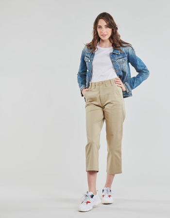 Odjeća Žene
 Chino hlače i hlače mrkva kroja Tommy Jeans TJW HIGH RISE STRAIGHT Bež