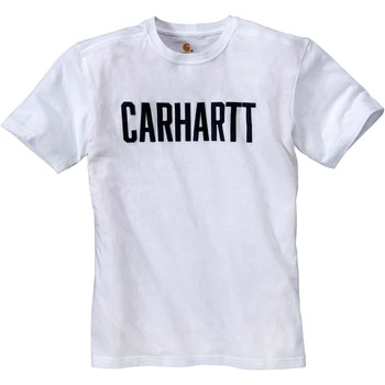 Odjeća Majice kratkih rukava Carhartt T-shirt  Block Bijela