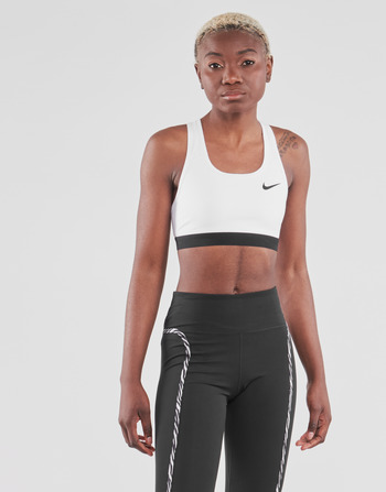 Odjeća Žene
 Sportski grudnjaci Nike DF SWSH BAND NONPDED BRA Bijela / Crna