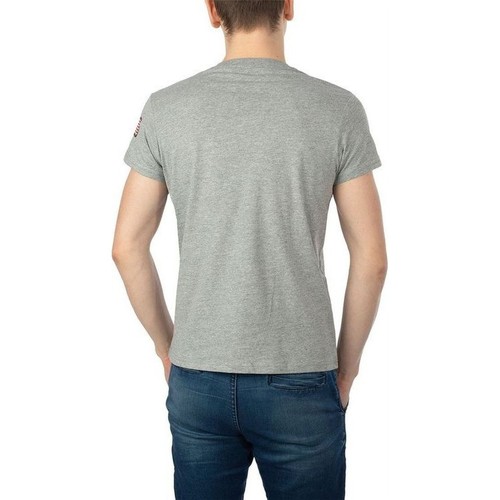 Nasa BASIC FLAG V NECK Siva