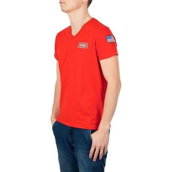 Odjeća Muškarci
 Majice / Polo majice Nasa BASIC FLAG V NECK Crvena