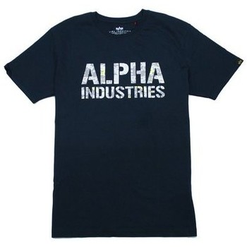 Odjeća Muškarci
 Majice kratkih rukava Alpha T-shirt  Camo Print Blue