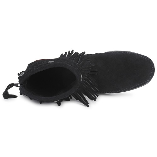 Minnetonka HI TOP BACK ZIP BOOT Crna