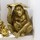 Dom Dekorativni predmeti  Signes Grimalt Zlatni Orangutan Gold