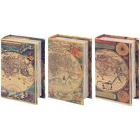 Dom Košare i kutije Signes Grimalt Kutije Knjiga 3 Različit Svijet Multicolour