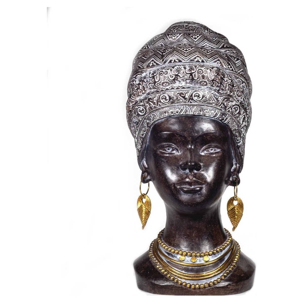 Dom Dekorativni predmeti  Signes Grimalt Slika Afričke Glave Crna