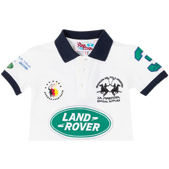 Odjeća Dječak
 Polo majice kratkih rukava La Martina 2KP027-00001 Bijela