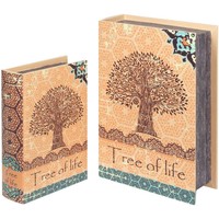 Dom Košare i kutije Signes Grimalt 2U Kutije S Knjigama O Životu Na Drvetu Naranja