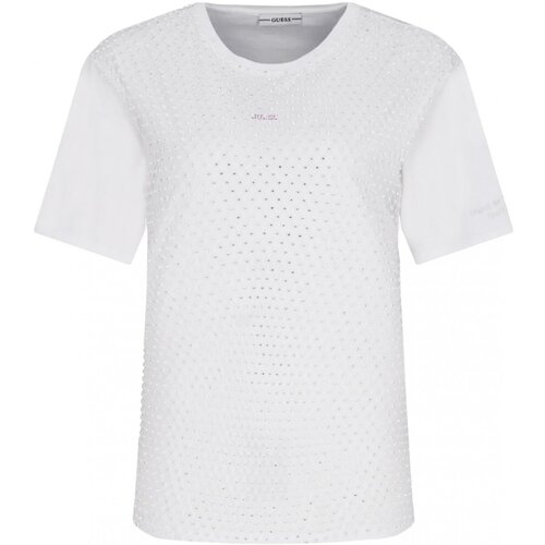 Odjeća Žene
 Majice / Polo majice Guess W0BI0L K7DN0 Bijela