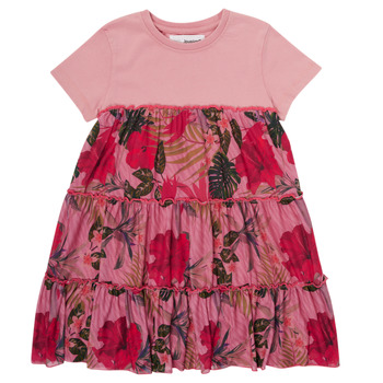 Odjeća Djevojčica Kratke haljine Desigual ZAFIRO Ružičasta