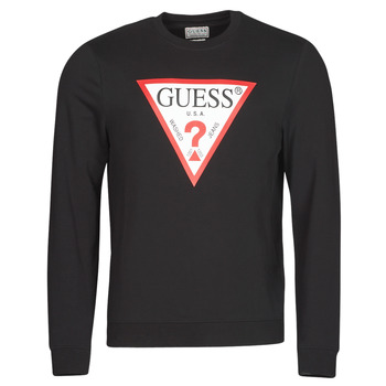 Odjeća Muškarci
 Sportske majice Guess AUDLEY CN FLEECE Crna