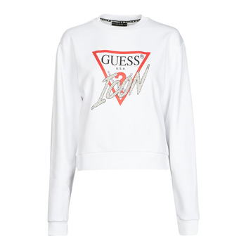 Odjeća Žene
 Sportske majice Guess ICON FLEECE Bijela