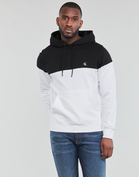 Odjeća Muškarci
 Sportske majice Calvin Klein Jeans COLORBLOCK SHADOW LOGO HOODIE Crna / Bijela