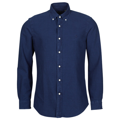 Odjeća Muškarci
 Košulje dugih rukava Polo Ralph Lauren TRENNYB Velur / Plava