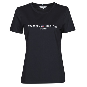 Odjeća Žene
 Majice kratkih rukava Tommy Hilfiger HERITAGE HILFIGER CNK RG TEE Tamno plava