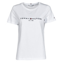 Odjeća Žene
 Majice kratkih rukava Tommy Hilfiger HERITAGE HILFIGER CNK RG TEE Bijela