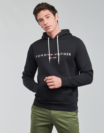 Odjeća Muškarci
 Sportske majice Tommy Hilfiger TOMMY LOGO HOODY Crna