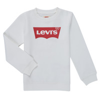 Odjeća Dječak
 Sportske majice Levi's BATWING CREWNECK SWEATSHIRT Bijela