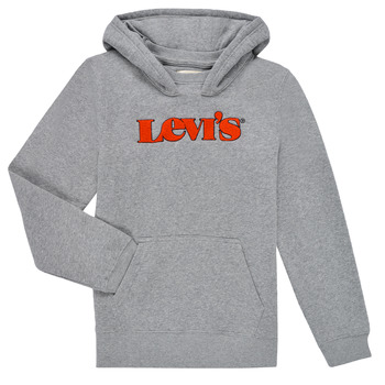 Odjeća Dječak
 Sportske majice Levi's GRAPHIC PULLOVER HOODIE Siva