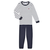 Odjeća Dječak
 Pidžame i spavaćice Petit Bateau TECHI Bijela / Plava