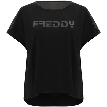 Odjeća Žene
 Majice / Polo majice Freddy S1WTBT3 Crna
