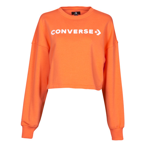 Odjeća Žene
 Sportske majice Converse EMBROIDERED WORDMARK CREW Narančasta