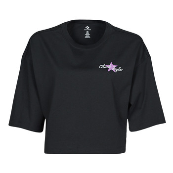 Odjeća Žene
 Majice kratkih rukava Converse CHUCK INSPIRED HYBRID FLOWER OVERSIZED CROPPED TEE Crna