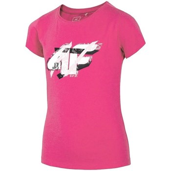 Odjeća Djevojčica Majice kratkih rukava 4F JTSD002 Ružičasta