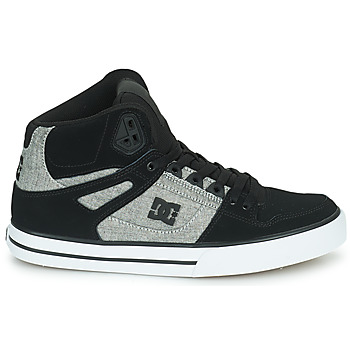 DC Shoes PURE HIGH-TOP WC Crna / Siva