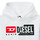 Odjeća Djeca Sportske majice Diesel SGIRKHOODCUTYX OVER Bijela