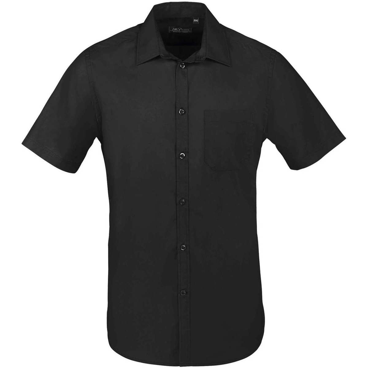 Odjeća Muškarci
 Košulje dugih rukava Sols BRISTOL FIT Negro Crna