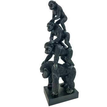 Dom Dekorativni predmeti  Signes Grimalt Majmuni Crna