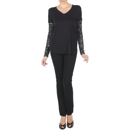 Manoush TSHIRT ML INDIAN BASIC Crna