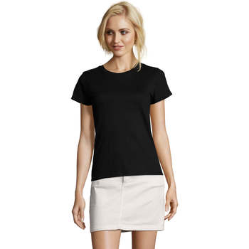 Odjeća Žene
 Majice kratkih rukava Sols Camiseta IMPERIAL FIT color Negro Crna