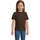 Odjeća Djeca Majice kratkih rukava Sols Camiseta infantil color chocolate-Imperial KIDS 100% algodón Smeđa