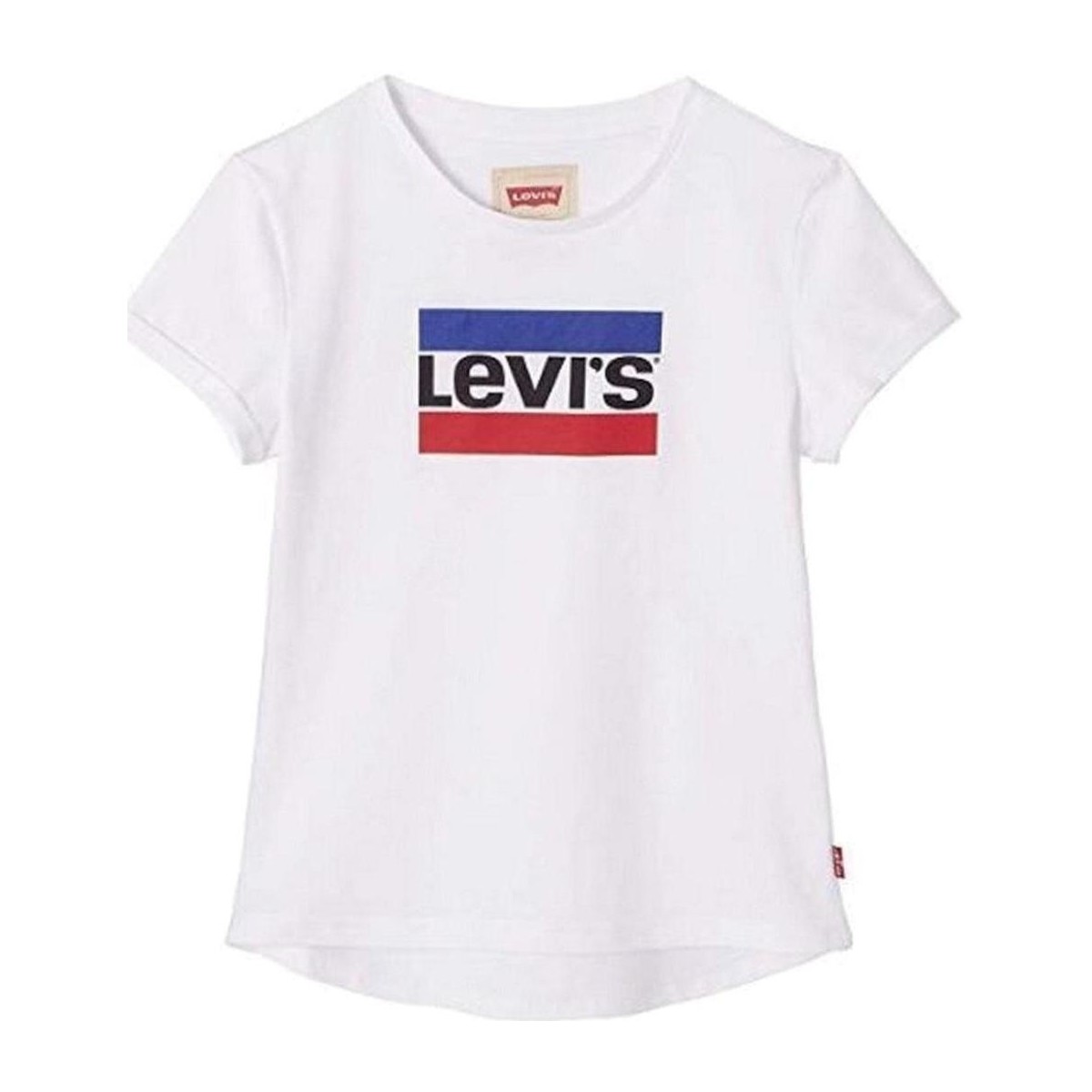 Odjeća Djevojčica Majice kratkih rukava Levi's  Bijela