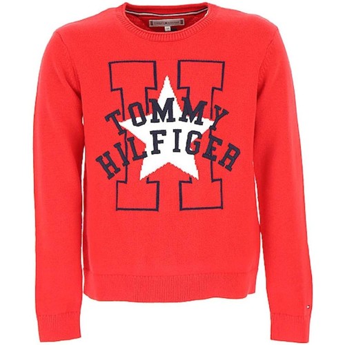 Odjeća Djevojčica Sportske majice Tommy Hilfiger  Crvena