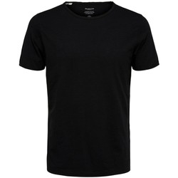 Odjeća Muškarci
 Majice kratkih rukava Selected T-shirt  manches courtes Col rond Morgan black