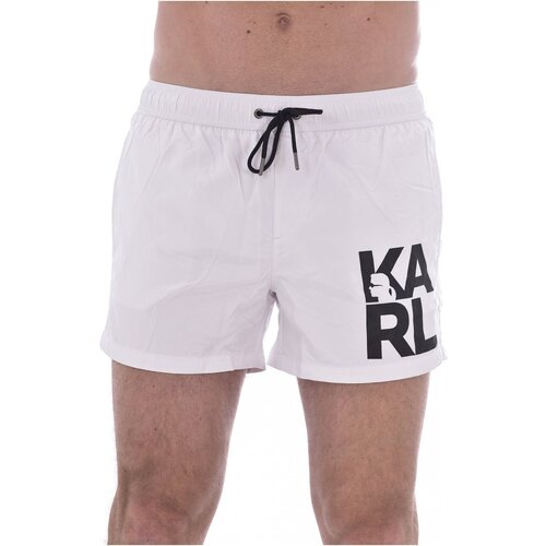 Odjeća Muškarci
 Kupaći kostimi / Kupaće gaće Karl Lagerfeld KL21MBS02 Bijela