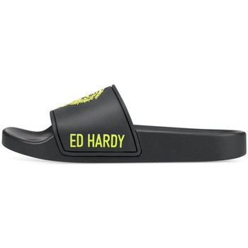 Obuća Žene
 Sportske natikače Ed Hardy - Sexy beast sliders black-fluo yellow Crna