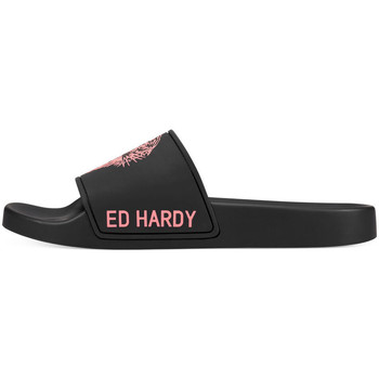 Obuća Žene
 Sportske natikače Ed Hardy - Sexy beast sliders black-fluo red Crna