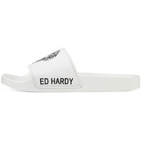 Obuća Muškarci
 Modne tenisice Ed Hardy - Sexy beast sliders white-black Bijela
