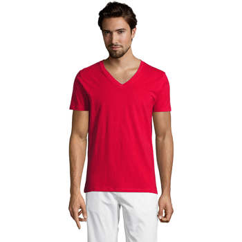 Odjeća Muškarci
 Majice kratkih rukava Sols Master camiseta hombre cuello pico Red