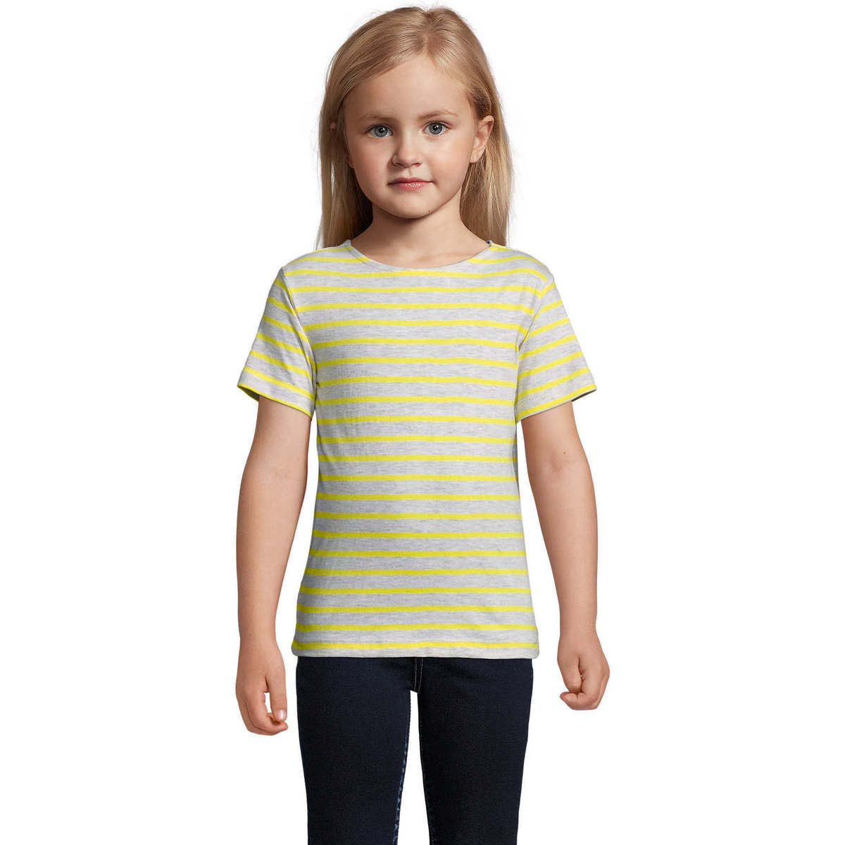 Odjeća Djeca Majice kratkih rukava Sols Camiseta niño cuello redondo Siva