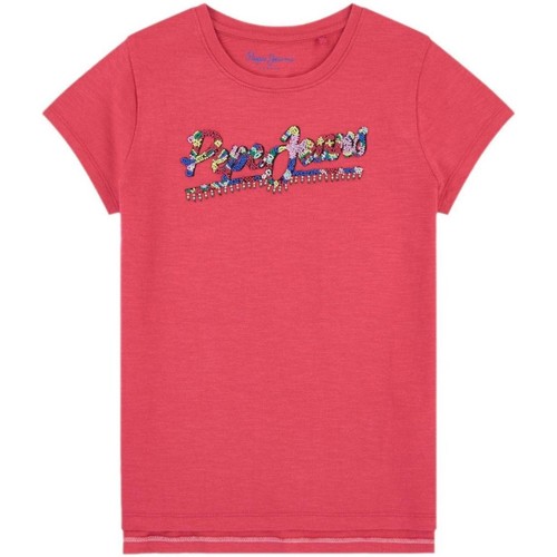 Odjeća Djevojčica Majice kratkih rukava Pepe jeans  Ružičasta