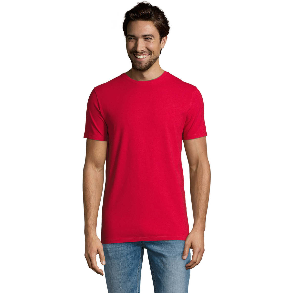 Odjeća Muškarci
 Majice kratkih rukava Sols Camiserta de hombre de cuello redondo Crvena