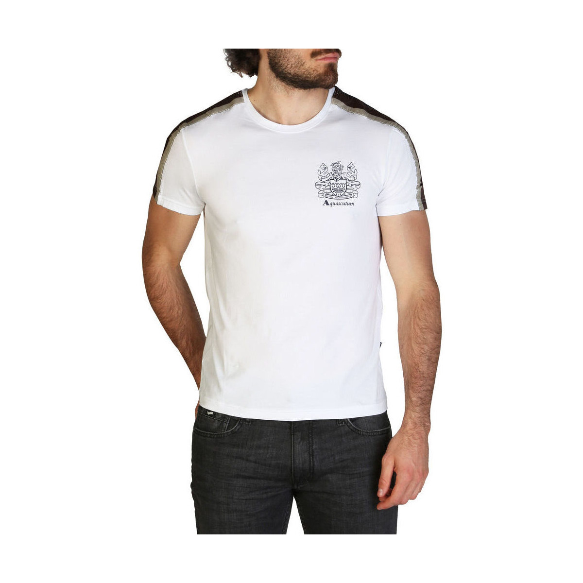Odjeća Muškarci
 Majice kratkih rukava Aquascutum - qmt017m0 Bijela