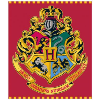 Dom Pokrivači Harry Potter HP 52 48 128 Red