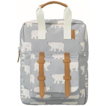 Torbe Djeca Ruksaci Fresk Polar Bear Mini Backpack - Grey Siva